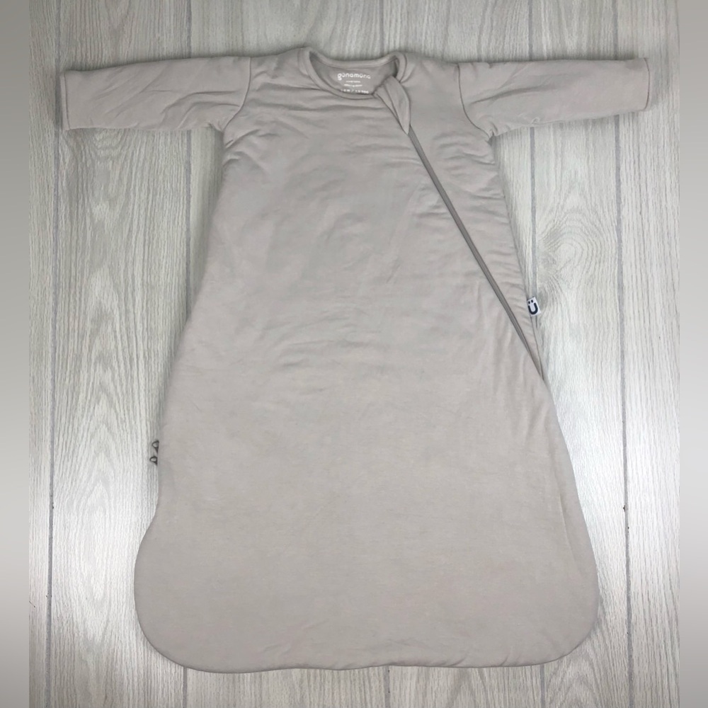 Gunamuna 1.0 TOG Sleep Bag long sleeve unisex gray 3-9 months